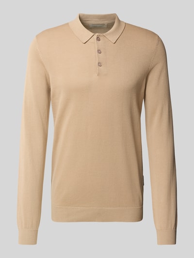 Casual Friday Strickpullover aus reiner Baumwolle Modell 'VALD' Beige 2