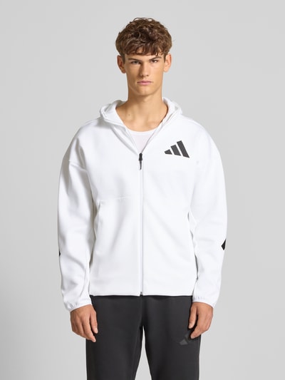 adidas Sportswear Bluza rozpinana zapinana na zamek błyskawiczny Biały 4