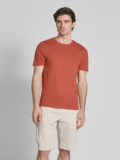 MCNEAL T-Shirt mit geripptem Rundhalsausschnitt Terra 4