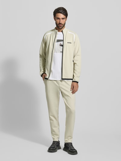 BOSS Green Regular fit sweatbroek met tunnelkoord, model 'JT_TOC' Beige - 1