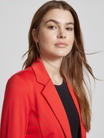 ICHI Slim fit blazer met paspelzakken, model 'KATE' Rood - 3