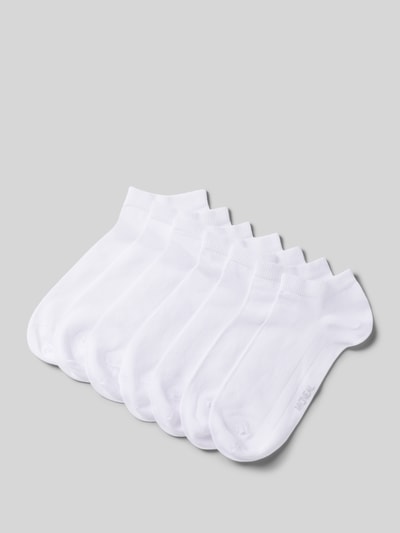 Produktfoto, Sneakersocken im 7er-Pack mit Label-Detail von MCNEAL für Herren aus weißem Baumwoll-Mix mit Stretch-Anteil, gerippte Bündchen.