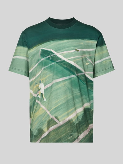 Lacoste T-shirt met logobadge Groen - 2