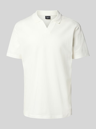Strellson Regular Fit Poloshirt aus reiner Baumwolle Weiss 2