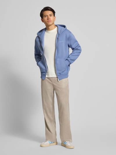 Pegador Stoffen broek met elastische band Lichtgrijs - 1