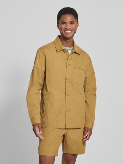Barbour regular fit vrijetijdsoverhemd van puur katoen Zand - 4