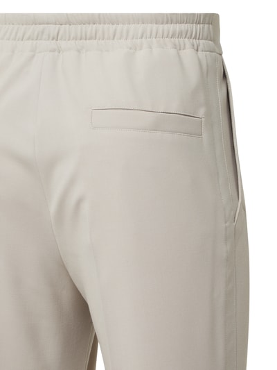 Z Zegna Bundfaltenhose mit Stretch-Anteil  Beige 4