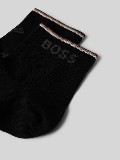 BOSS Socken mit Label-Print im 2er-Pack Black 2