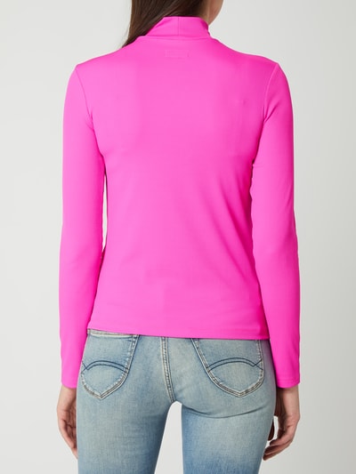 Tommy Jeans Longsleeve mit Rippenstruktur  Neon Pink 5