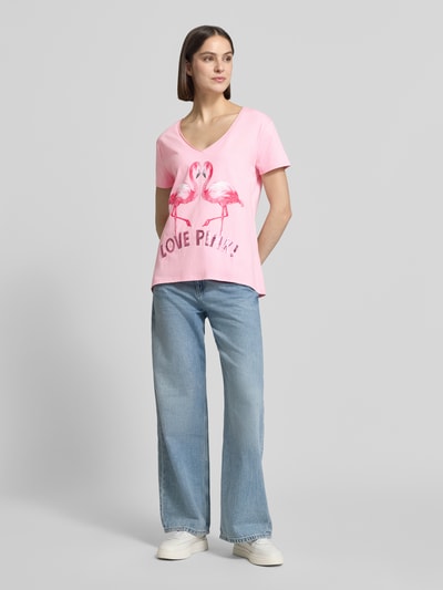 miss goodlife T-Shirt mit Motiv-Print Modell 'Flamingo Love Me' Hellrosa 1