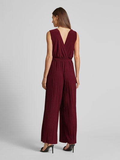 ZABAIONE Jumpsuit met plissévouwen, model 'Romper' Rood - 5