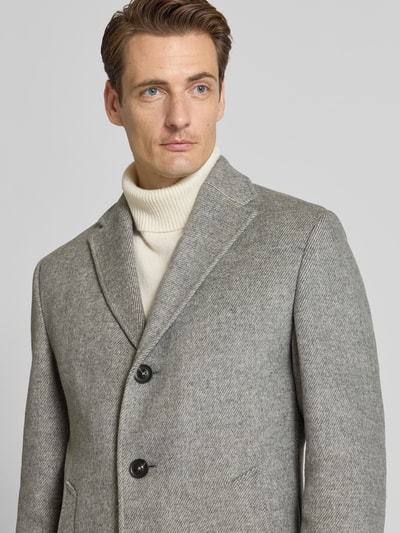 CG - Club of Gents Lange jas met steekzakken, model 'MANFRED' Antraciet - 3