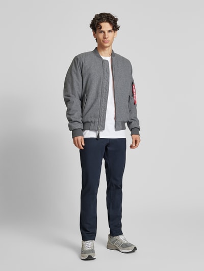 G-Star Raw Slim fit chino met achterzakken, model 'Bronson' Donkerblauw - 1