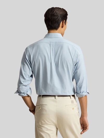 Polo Ralph Lauren Regular Fit Freizeithemd aus Baumwollmix Hellblau 5