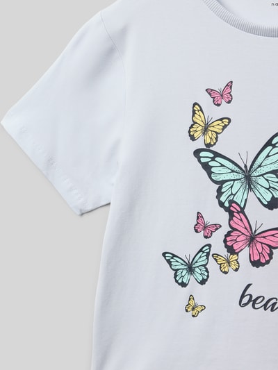Name It T-Shirt mit Motiv-Print Bleu 2