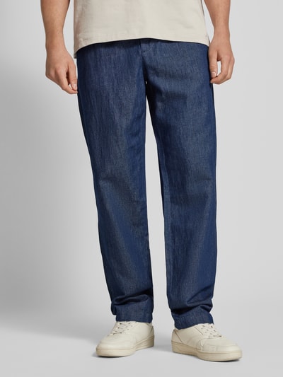 Replay Relaxed Fit Jeans mit Tunnelzug Jeansblau 4