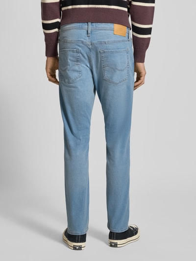 JACK & JONES Straight Fit Jeans im 5-Pocket-Design Modell 'Glenn' Hellblau 5