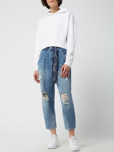 Only Mom Fit Jeans aus Baumwolle Modell 'Verna' Jeansblau 1