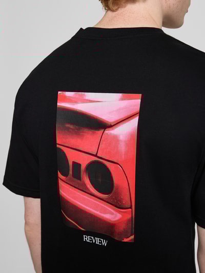 REVIEW T-Shirt mit Statement-Print Black 3