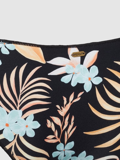 Rip Curl Bikinislip met all-over bloemenmotief, model 'SUNDANCE' Zwart - 2