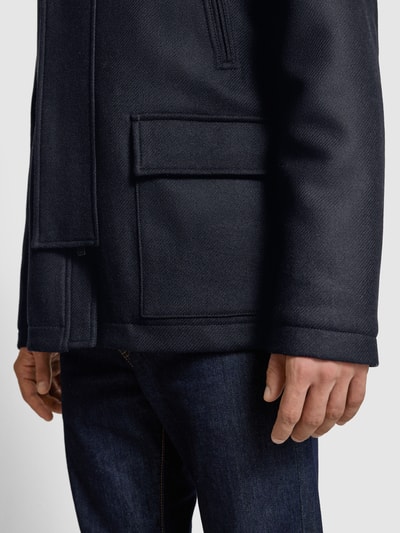 Emporio Armani Wolljacke mit Stehkragen Marine 3