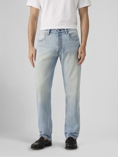 Levi's® Straight Fit Jeans aus reiner Baumwolle Hellblau 3