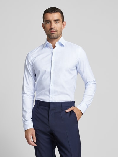 BOSS Koszula biznesowa o kroju slim fit z kołnierzykiem typu kent model ‘Hank’ Biały 4