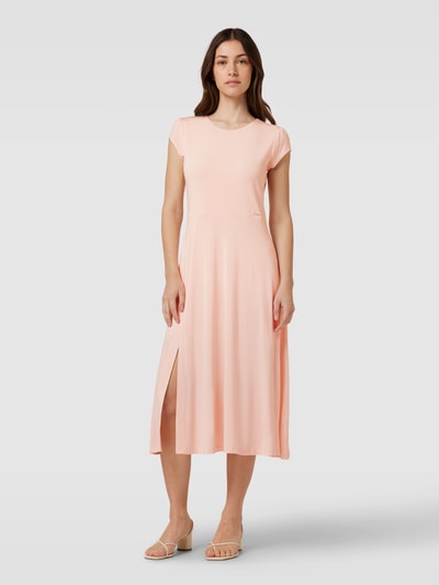 BOSS Midi-jurk met labeldetail, model 'Eletas' Rosé - 4