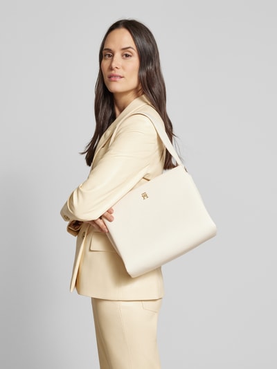 Tommy Hilfiger Handtas met logo-applicatie Beige - 1