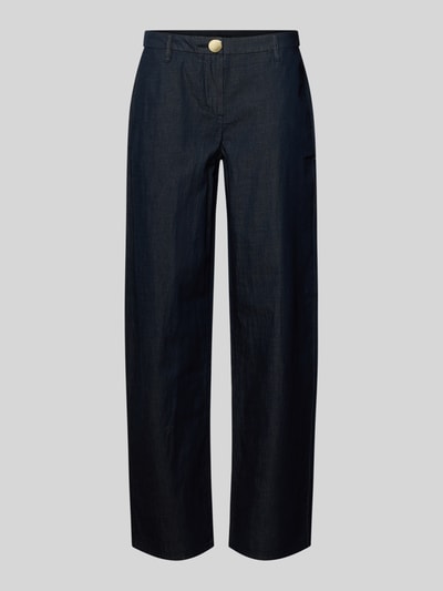 Productfoto, Hose mit Gesäßtasche van ARMANI EXCHANGE in donkerblauw katoen, relaxed fit, met steekzakken en achterzak