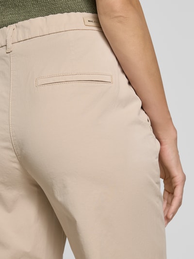 MAC Spodnie capri z lamowanymi kieszeniami z tyłu Gliniany 3