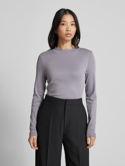 Christian Berg Woman Longsleeve mit Turtleneck Mittelgrau 4