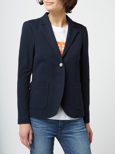 MOS MOSH Blazer met 2-knoopssluiting, model 'Viga' Marineblauw - 4