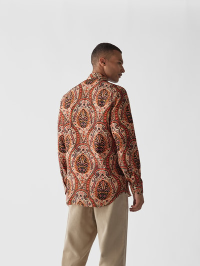 Etro Freizeithemd mit Label-Details Rostrot 5