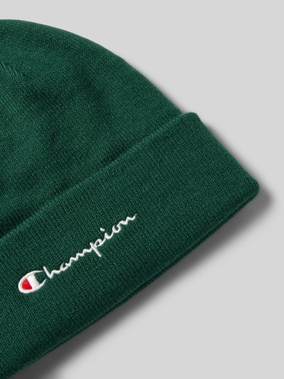 CHAMPION Beanie mit Label-Stitching Dunkelgruen 2