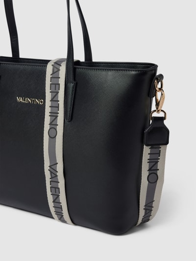 VALENTINO BAGS Torba shopper z detalem z logo model ‘ZERO’ Czarny 2