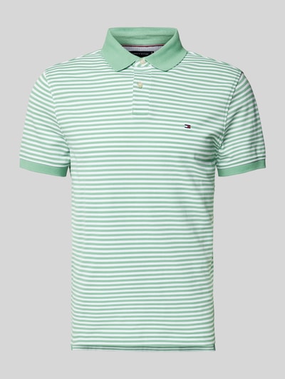 Tommy Hilfiger Regular Fit Poloshirt mit Label-Detail Mint 2