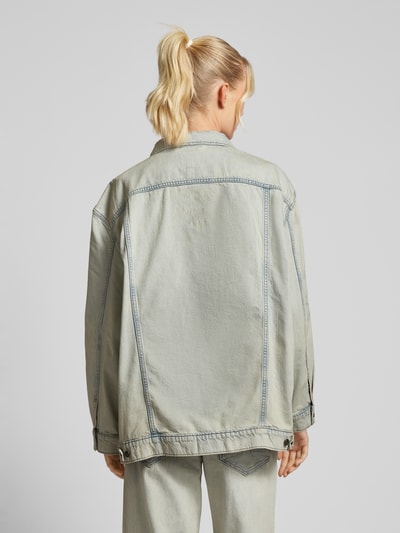 G-Star Raw Oversized jeansjack met opgestikte borstzakken Jeansblauw - 5