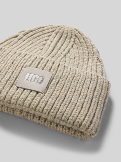 UGG Beanie met labeldetail Lichtgrijs - 2
