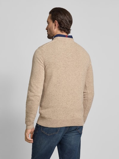 Barbour Regular fit gilet van een mix van wol en linnen met zijde Beige - 5