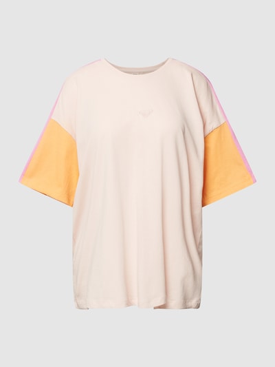 Roxy T-shirt in colour-blocking-design, model 'ESSENTIAL ENERGY' Beige - 2