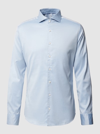 Eterna Slim Fit Premium Shirt mit Haifischkragen Bleu 2