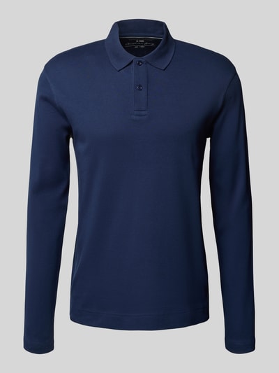 Christian Berg Men Regular Fit Poloshirt mit Knopfleiste Dunkelblau 2