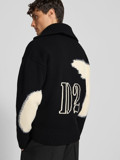 Dsquared2 Strickjacke mit Reißverschluss Marine 3