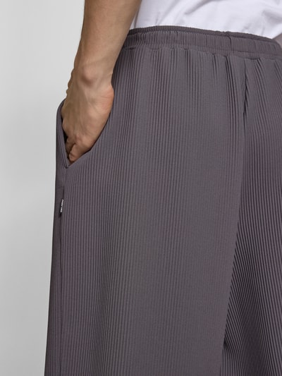 REVIEW Hose mit elastischem Bund und Tunnelzug Dunkelgrau 3
