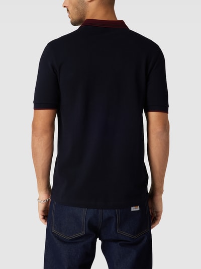 Fred Perry Poloshirt mit Logo-Stitching Dunkelblau 5
