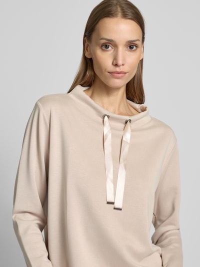 More & More Sweatshirt met opstaande kraag Beige - 3