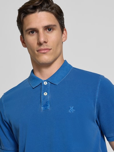 Marc O'Polo Regular Fit Poloshirt aus reiner Baumwolle Jeansblau 3