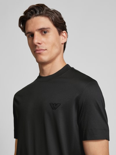 Emporio Armani T-Shirt mit Label-Print Black 3