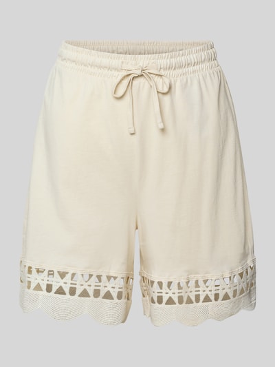 Produktfoto, Regular Fit Shorts aus reiner Baumwolle Modell 'GABBY' von Vero Moda in Optik: Unifarben, Tunnelzug, Bundabschluss: Elastisch, Materialverarbeitung: Jersey